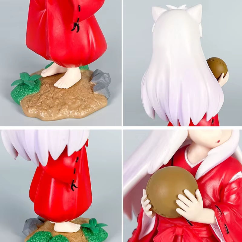 Bandai Inuyasha Sesshoumaru Kindheit Anime Figur in Weiß und Rot, Höhe: 16 cm - Bild 3