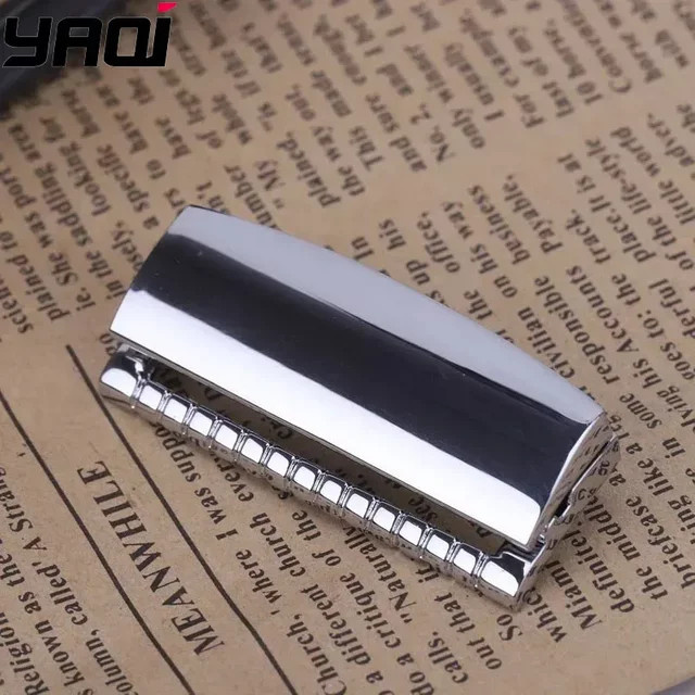 Yaqi Single Edge Sicherheitsrasierer Kopf, Chrom, Herren - Bild 1