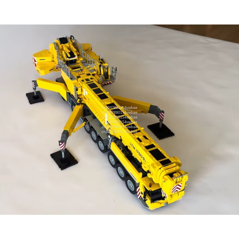 The MOC Wola LTM 1750-9.1 Mobilkran, ferngesteuertes Baufahrzeug-Modell, 9.068 Teile, ab 18 Jahren - Bild 3
