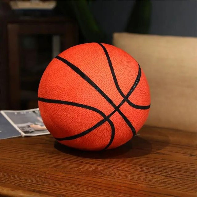 Yiran Health & Beauty Real Life Basketball Ball Kissen, Plüsch Spielzeug, Orange - Bild 1