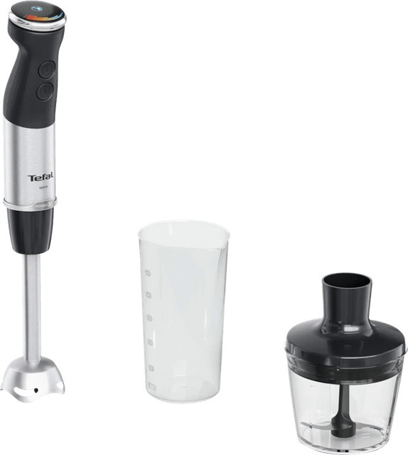 Tefal Quickchef+ HB6728 Stabmixer aus Edelstahl in Silber mit Analoganzeige - Bild 1