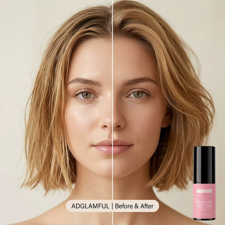 Adglamful Trockenshampoo-Pulver, 12g, für fettiges Haar - Bild 2