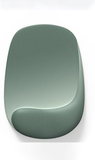 Ergonomisches Mauspadd mit Gel-Handgelenkauflage aus Premium-Lycra-Stoff in Grün - Bild 1