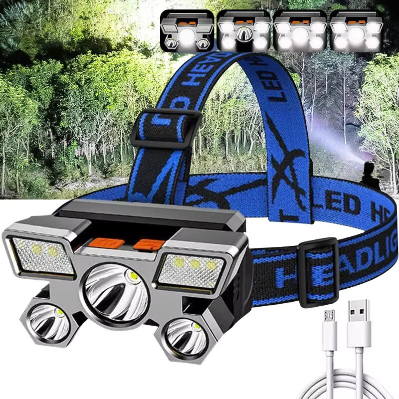 Nitecore LED Stirnlampe wiederaufladbar in Schwarz für Camping, Angeln und Wandern - Bild 2