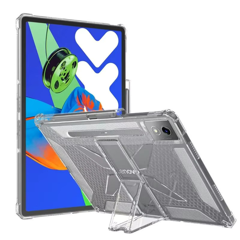 Lenovo Xiaoxin Pad Pro 12,7 2025 Schutzhülle in Transparent mit Ständer und TPU-Softshell-Case für Idea Tab Pro 12,7 Zoll - Bild 2