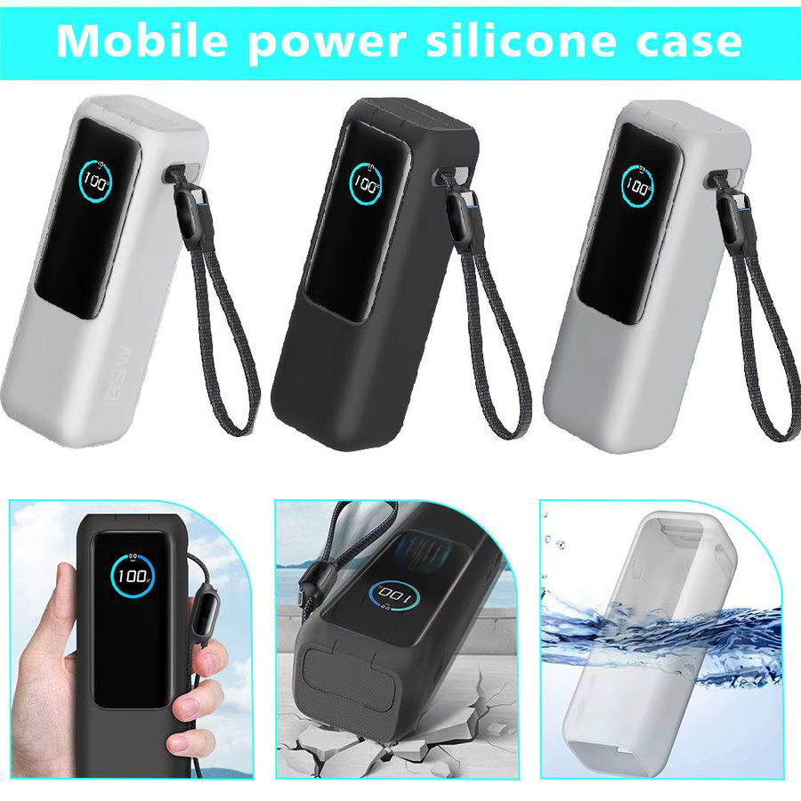 Silikon-Schutzhülle für Anker Zolo Power Bank 25000 mAh, staubdicht und rutschfestes Zubehör - Bild 4