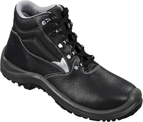 BULLSTAR Sicherheitsstiefel aus Büffelleder in Schwarz, Größe 44, nach EN ISO 20345 S3 - Bild 1