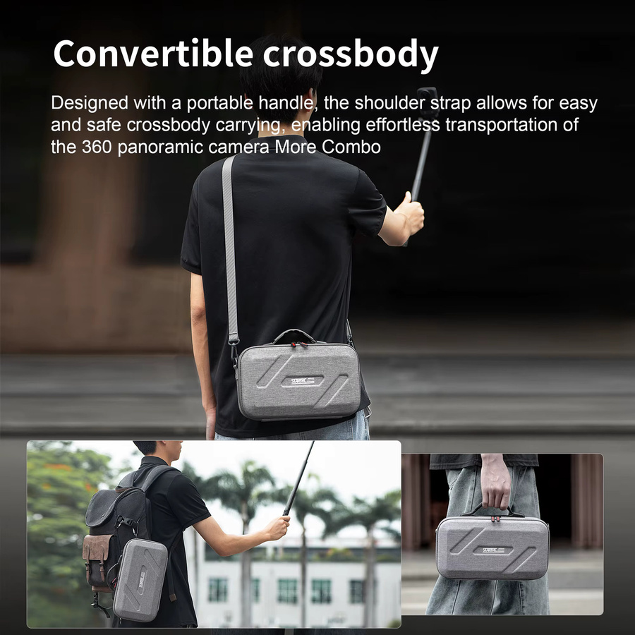 SZKOSTON Tragbare und wasserdichte Schutzbox für DJI OSMO 360 Kamera Zubehör in Grau - Bild 5