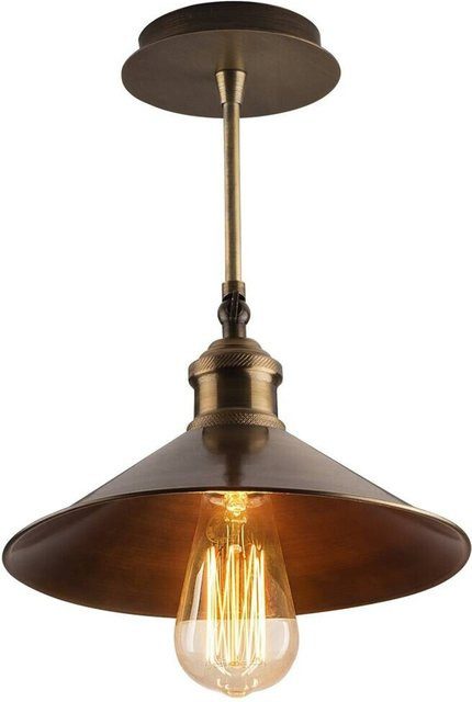 Opviq Pendelleuchte Berceste aus Metall in Bronze und Gold/Messing, E27, B/T/H: 24 x 24 x 31 cm - Bild 1