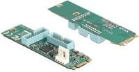 Delock M.2 Key B+M auf 4 x USB Typ-A Konverter, USB-Schnittstellenerweiterung mit 5 Gbps, grün - Bild 1