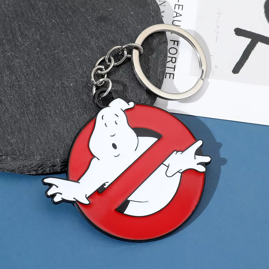 kefeng jewelry Schlüsselanhänger Ghostbusters, rot, Unisex - Bild 2