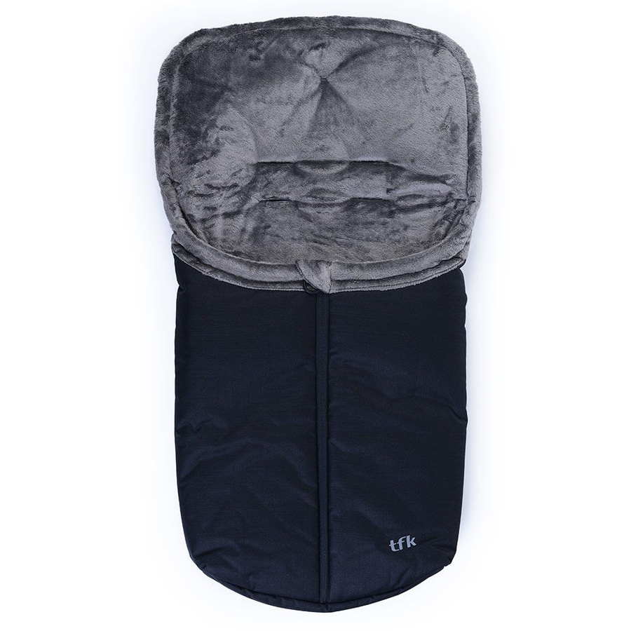 TFK Fußsack XS für Babywannen und Babyschalen aus Fleece in Schwarz - Bild 1