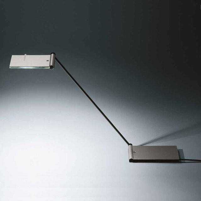 Baltensweiler Zett USB LED-Tischleuchte aus Aluminium in Silber mit warmweißem Licht - Bild 1