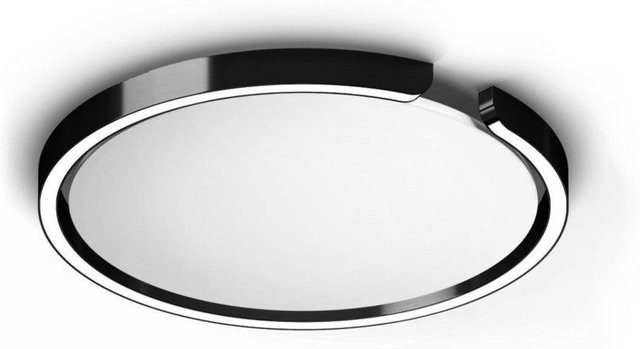 Occhio Mito soffitto 40 up LED-Deckenleuchte in Black Phantom mit weißem mattem Cover, dimmbar mit Occhio air Modul für breit abstrahlendes Licht (80°) und einstellbarer Farbtemperatur (2700K - 4000K) - Bild 1