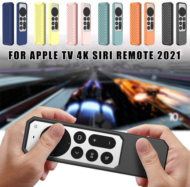Silikon-Schutzhülle für Apple TV 4K Siri Remote 2025 in Pink, rutschfest und stoßfest - Bild 1