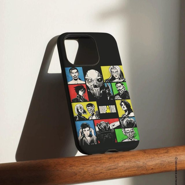Spiel D-Dispatch Handyhülle für iPhone 17 16 15 14 13 12 Pro Max Plus in White Multicolour mit glänzender HD-Doppelschicht-Flüssigkeitshartschale - Bild 1