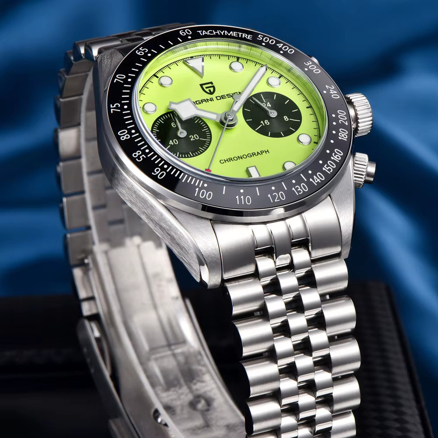 PAGANI DESIGN Chronograph, Quarz, Edelstahl, Silber, Herren - Bild 4