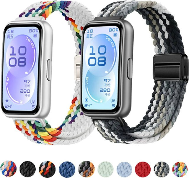 Huawei Uhrenarmband Nylon, Multicolor, Unisex - Bild 1