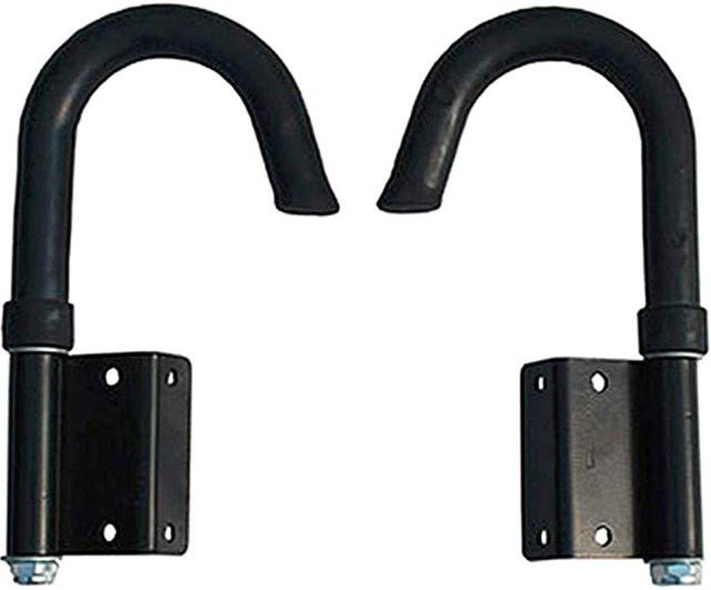 TOMTOP JMS Teleskopleiterhaken-Stabilisatoren als Dachhaken-Kit mit Griffstabilisator und Oberflächenschutz aus Aluminiumlegorie und Stahl in Schwarz - Bild 1