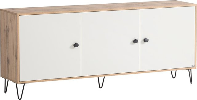 SCHILDMEYER Lowboard Looks Organic in Beige, Black oder Brown, B: 188,0 cm, H: 39,0 cm, T: 39,0 cm - Bild 1