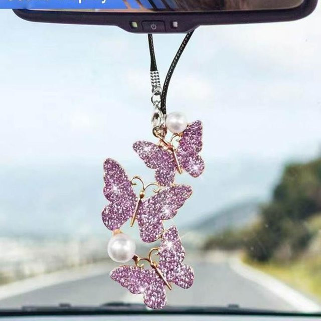 Rui Di Schmetterling Anhänger, violett, Unisex - Bild 1