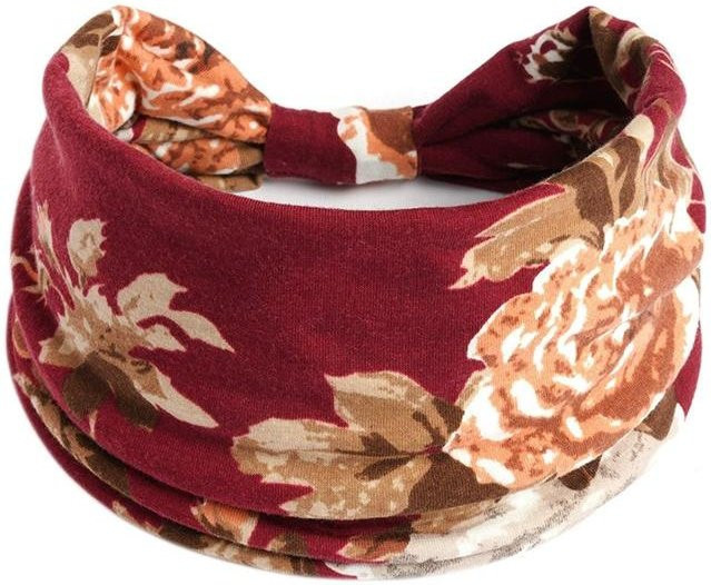 YiLi-Studio Stirnband, Baumwolle, beige, Damen - Bild 1