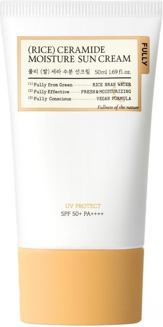 Reis-Ceramid Feuchtigkeits-Sonnencreme LSF 50+, 50 ml, Unisex - Bild 1