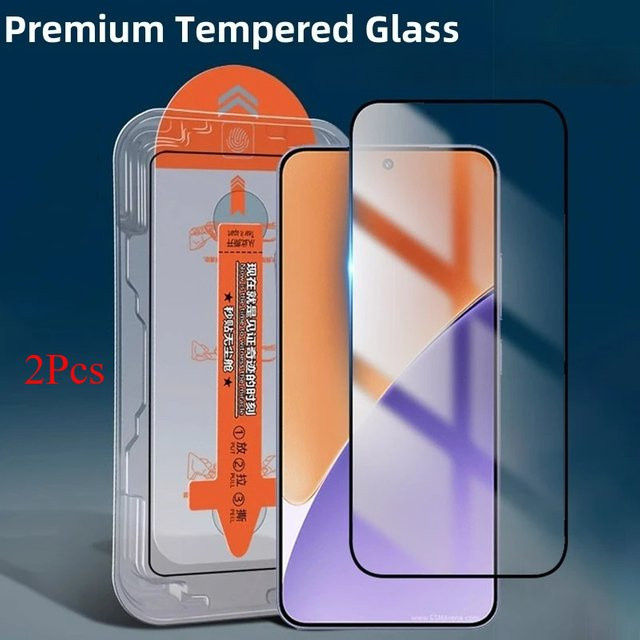 2 Stück Premium Displayschutzglas aus gehärtetem Glas für Xiaomi Redmi A5 14C 15C 4G Note 15 Pro 14R A3 Pro in Transparent - Bild 1