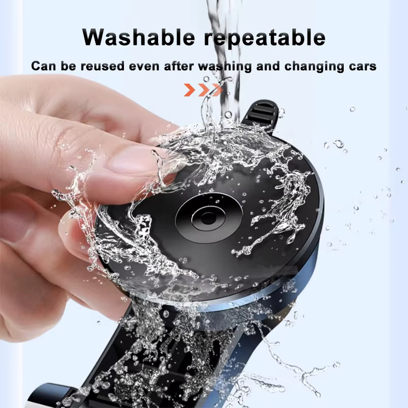 SEAMETAL Universeller Auto-Handyhalter für das Armaturenbrett in Silber mit Anti-Shake-Funktion und GPS-Ständer - Bild 6