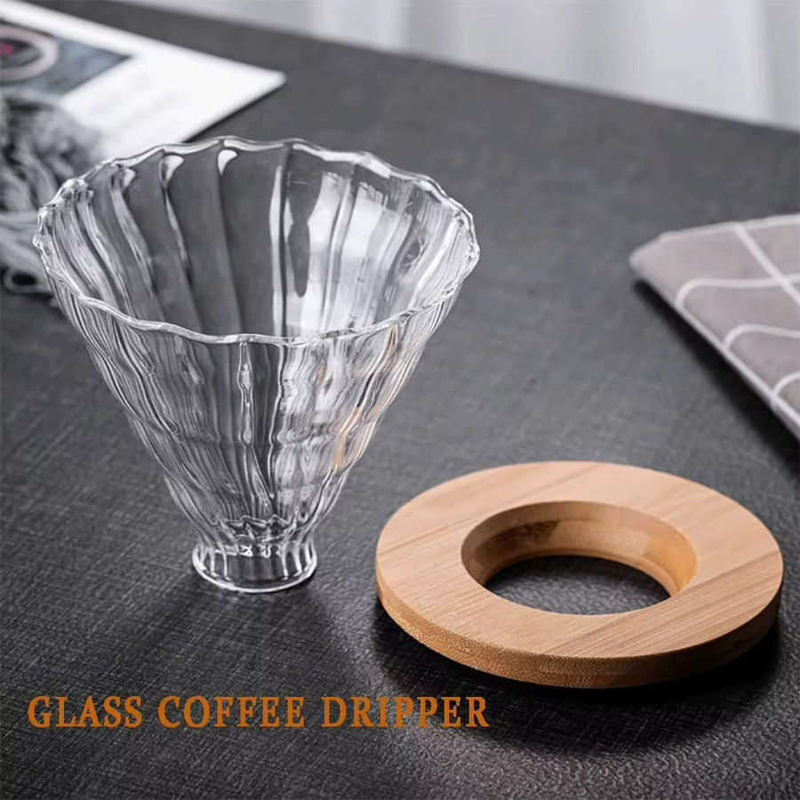 MYVIT Kaffeekanne aus Glas mit wiederverwendbarem Filter, 300 ml, transparent - Bild 3