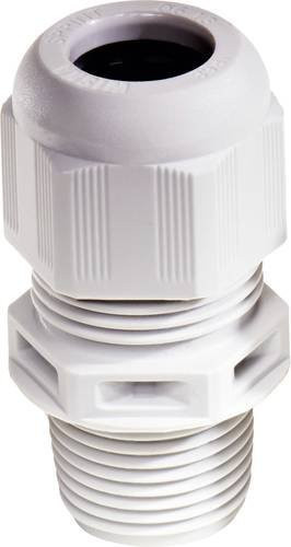 Wiska Kabelverschraubung mit Zugentlastung und Dichtung aus Polyamid, 1 1/4'' NPT, Lichtgrau (RAL 7035), 10 Stück - Bild 1