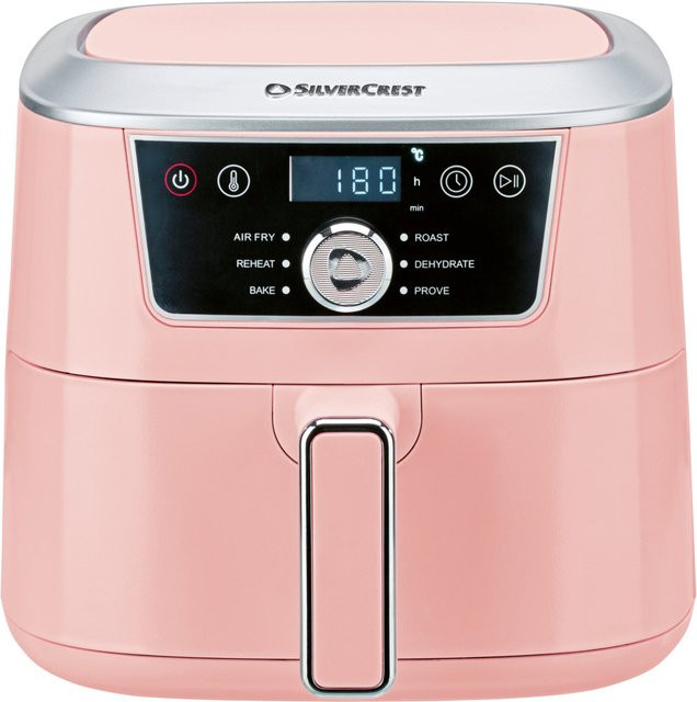SILVERCREST Heißluftfritteuse SHFD 2000 D2 in Pink mit 2000 Watt - Bild 1