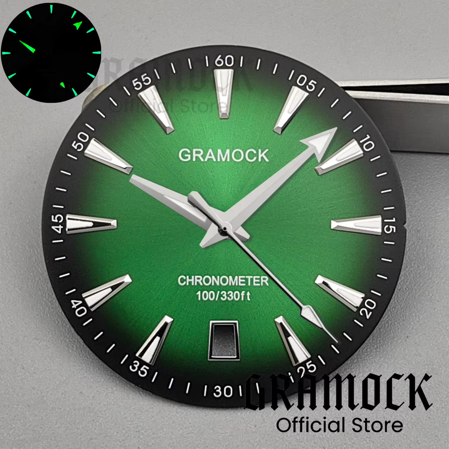 GRAMOCK Armbanduhr Edelstahl, Silber, Automatik, 40 mm, Unisex - Bild 2