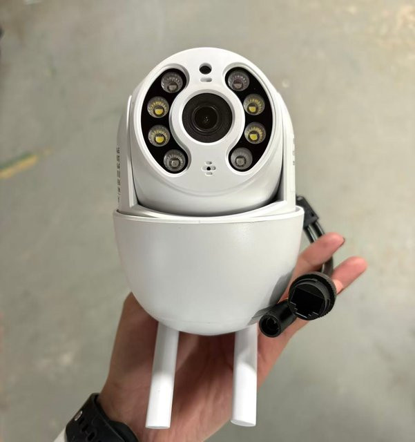 Outdoor V360pro 5MP 4K WLAN-Sicherheitskamera mit vollfarbiger Nachtsicht in Weiß zur smarten IP Video-Überwachung - Bild 1