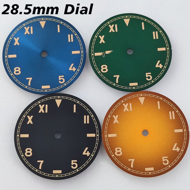 OUMASHI Zifferblatt Taucheruhr, grün, 28,5 mm - Bild 1