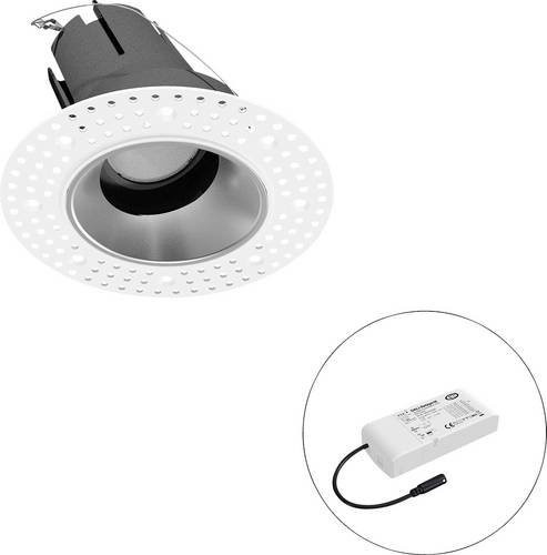 EVN LED-Deckenstrahler F02R14AM1830L15D in Weiß, verstellbarer Einbaustrahler aus Metall - Bild 1