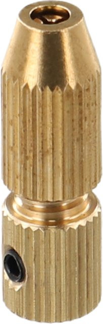 DAZZLEEX Messing Bohrfutter Adapter 2,0 mm für Elektromotor Wellenklemme in Gold - Bild 1