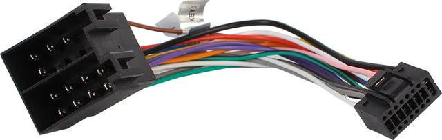 Alpine ISO Standard 16-Pin Stecker Adapter für Auto Radio und Kabelbaum in Multicolour - Bild 1