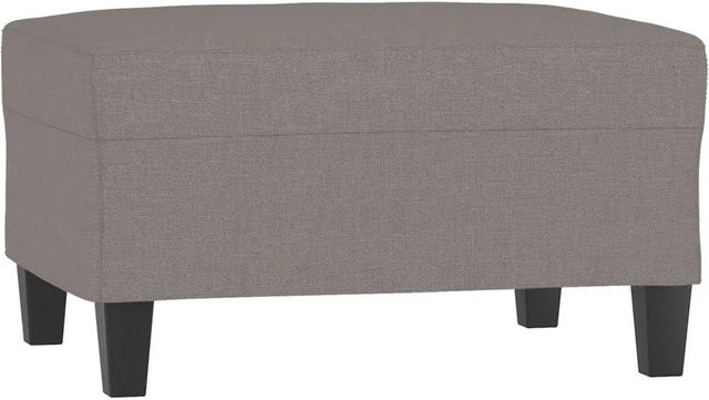 vidaXL Fußhocker Taupe mit Stoffbezug B/T/H: 70 x 55 x 41 cm - Bild 1