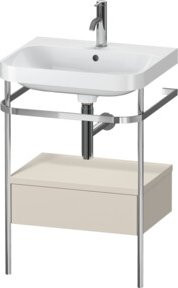 Duravit Möbelwaschtisch-Kombi Happy D.2 Plus mit 1 Waschbecken und 1 Schublade, B/T: 57,5 x 49 cm - Bild 1