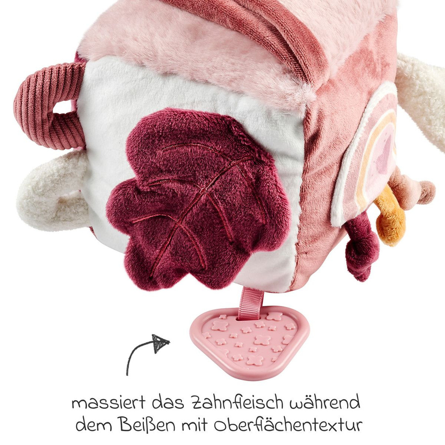 Nattou Activity-Würfel, Altrosa - Bild 3