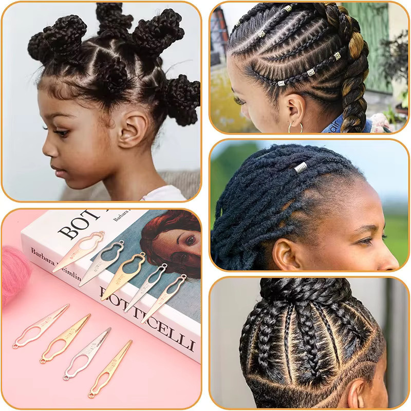 ZOLIN Metall-Dreadlocks-Interlock-Nadel Häkelnadel, Unisex - Bild 2