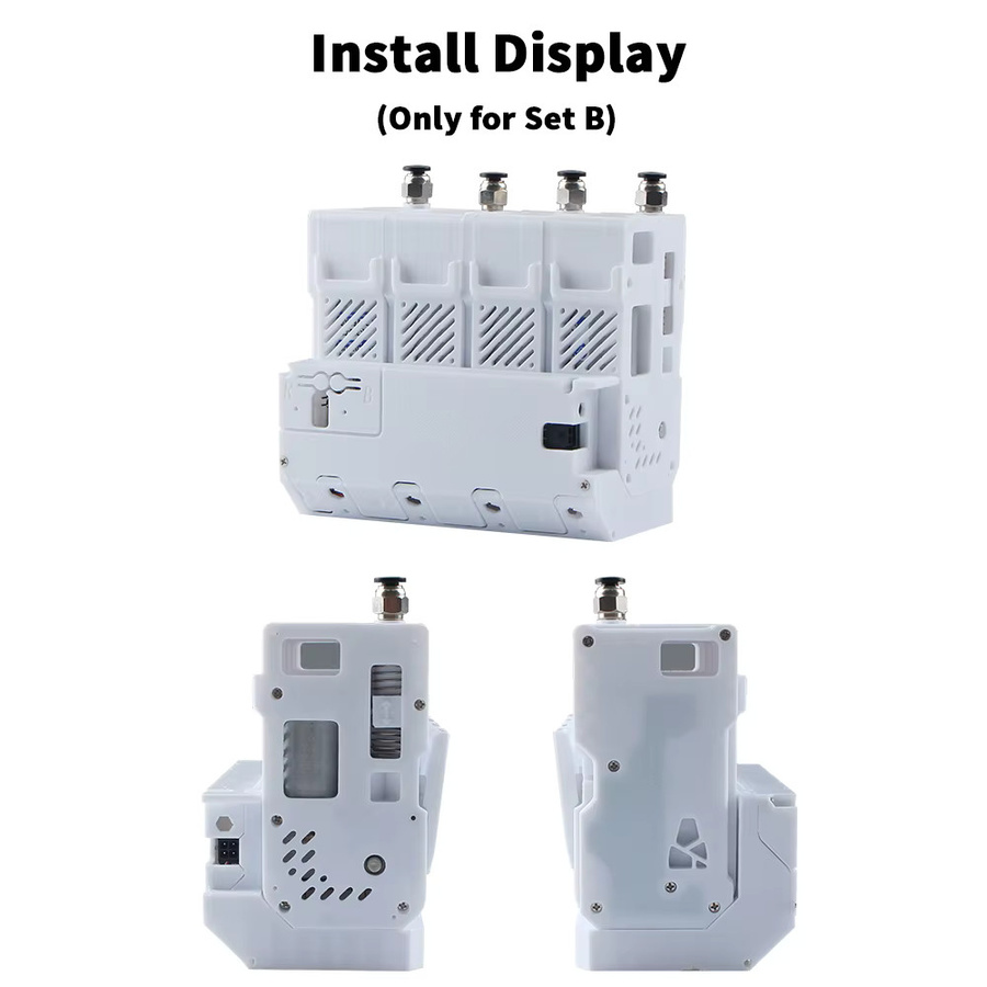 Toaiot Bmcu 370C AMS lite BMCU370C Auto Refill Farm Hall Sensor mit bidirektionaler Pufferung für A1, A1 MINI, P1S und P1P Drucker, Farbe: Weiß - Bild 2