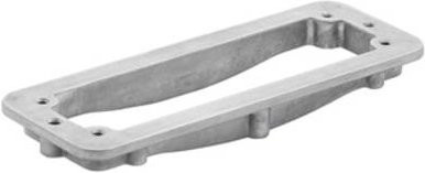 Weidmüller Steckverbindergehäuse HDC IP65 24B FRAME M4 in Silber - Bild 1