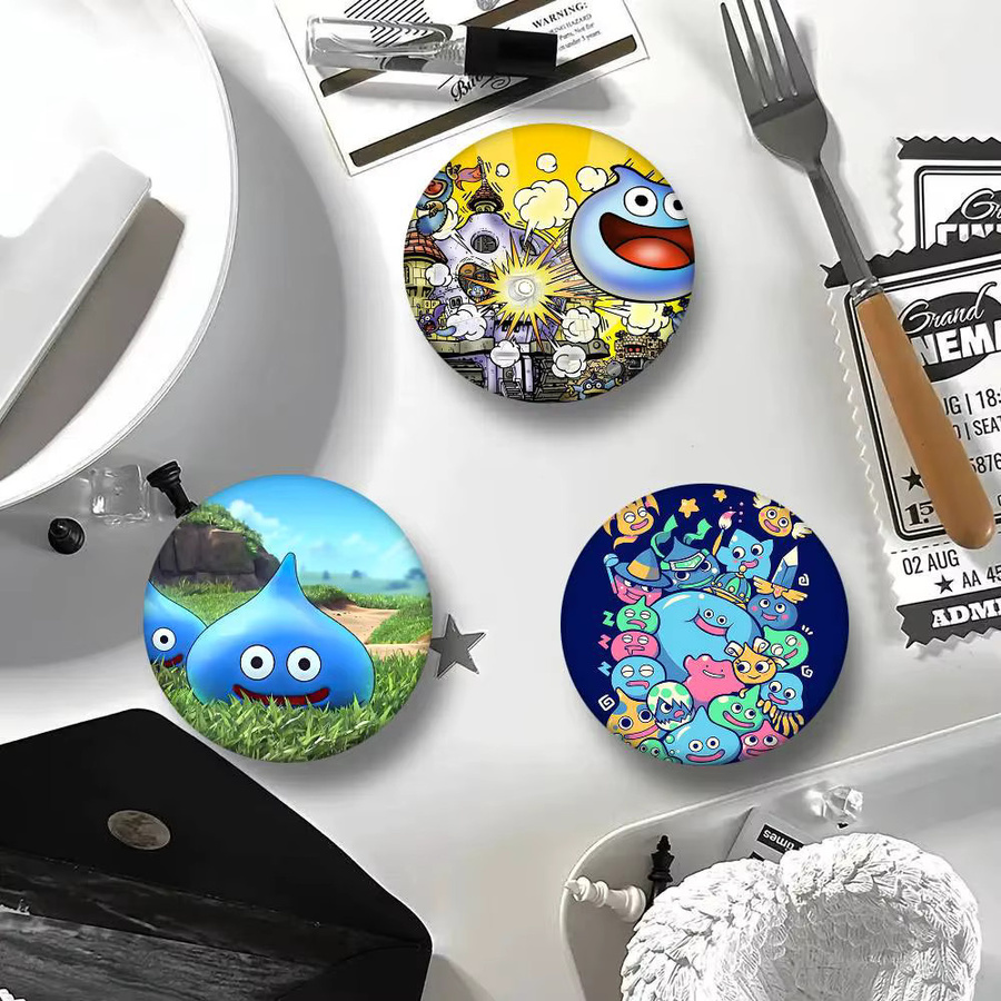 Mesuca Brosche, Rocket Slime, Emaille-Pin, rund - Bild 6