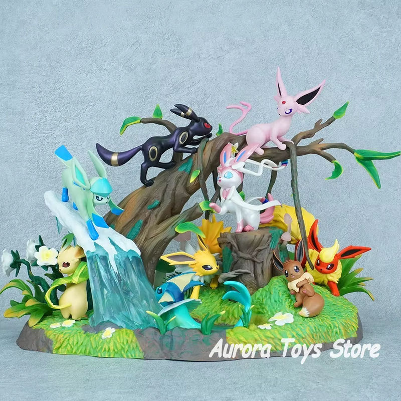 Bandai Pokemon Eeveelution Anime Figur aus Kunststoff, mehrfarbig, Höhe: 27 cm - Bild 6
