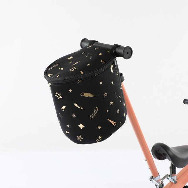 Wasserdichte Wickeltasche für Kinderwagen mit Haken und großer Kapazität in Schwarz - Bild 1