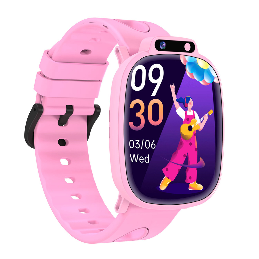 LAXASFIT Kinder-Smartwatch mit HD-Touchscreen, Frontkamera und Schlaf-Tracking in Lila - Bild 6