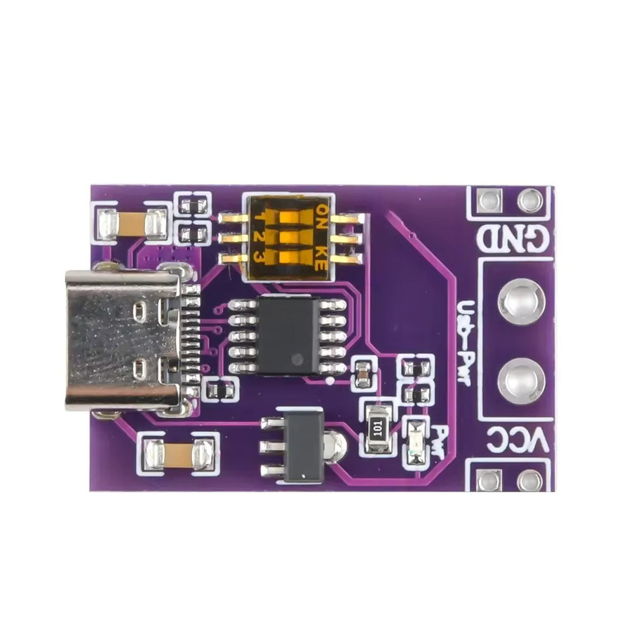 USB-C Schnelllade-Decoy-Trigger für PD, QC und AFC mit Unterstützung von 5V, 9V, 12V, 15V und 20V in Violett - Bild 3