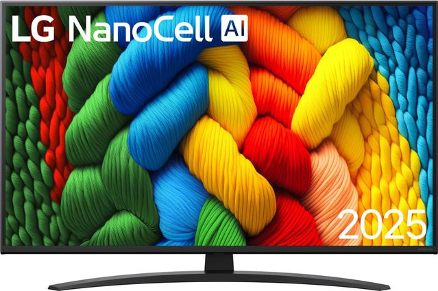 LG NanoCell Smart TV 65NANO81A6A 4K Ultra HD LCD Fernseher in Schwarz mit 164 cm Diagonale, HDR, Sprachsteuerung, Wi-Fi und Bluetooth - Bild 1